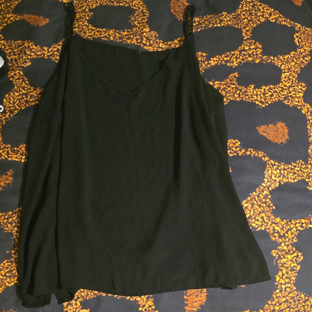 Black Women's Spaghetti Strap Cami Top